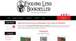 Desktop Screenshot of evolvinglensbookseller.com